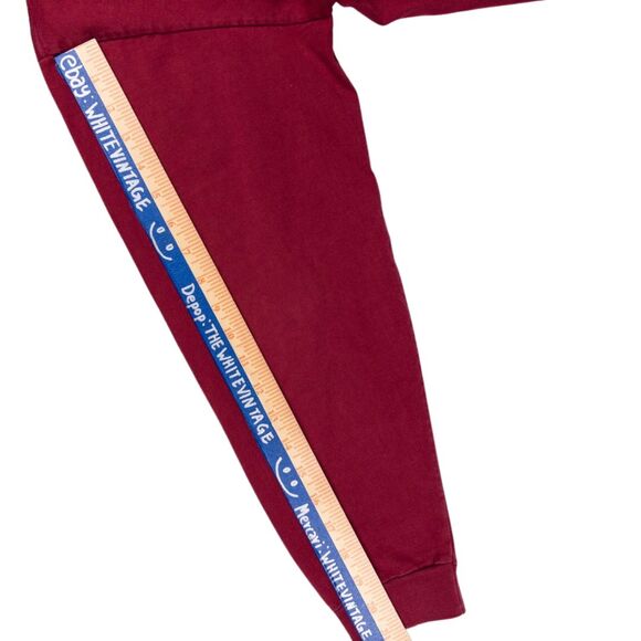 Vintage 90s Nebraska Bugeaters Cornhuskers Long Sleeve Shirt XXL Red Football - Picture 4 of 10